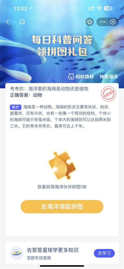 支付宝神奇大陆4.7日谜底是什么