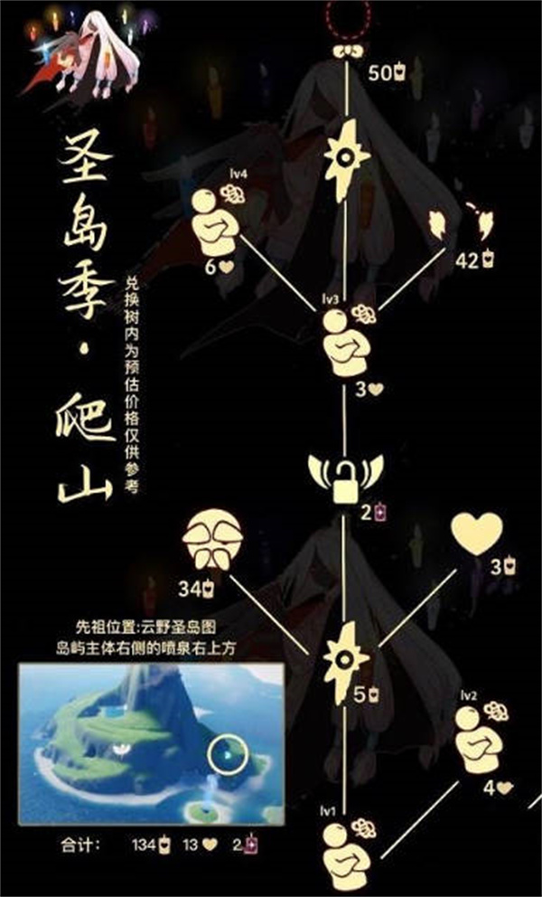 光遇执拗登山先祖位置在哪里4.6